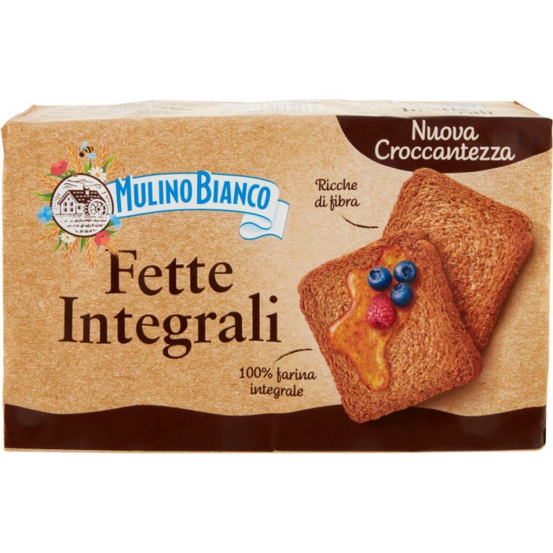 Fette biscottate Mulino Bianco 630 g integrali