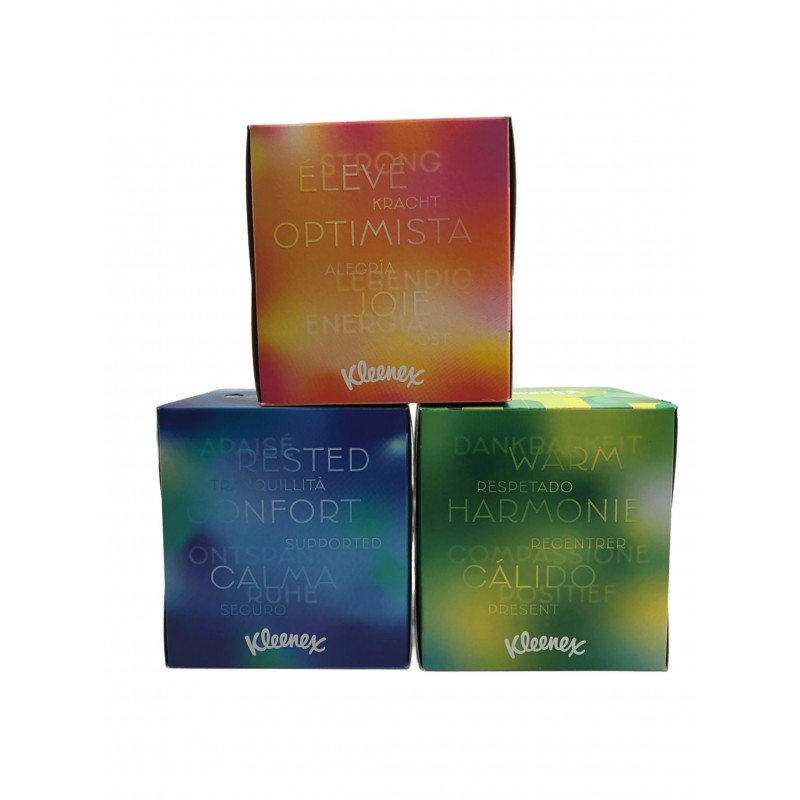 Veline Kleenex box Collection 56 pz. colori vari