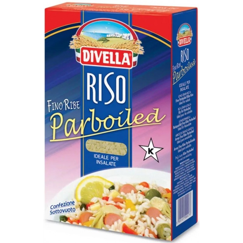 Riso Parboiled Divella 1 kg fino, Ribe, per insalate