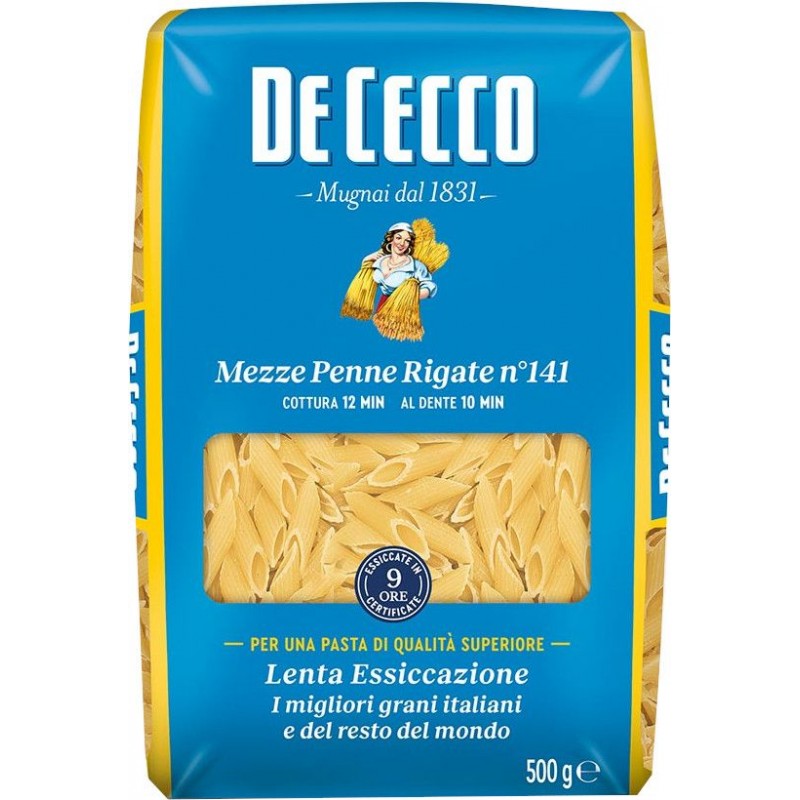 Mezze Penne Rigate De Cecco 500 g n.141