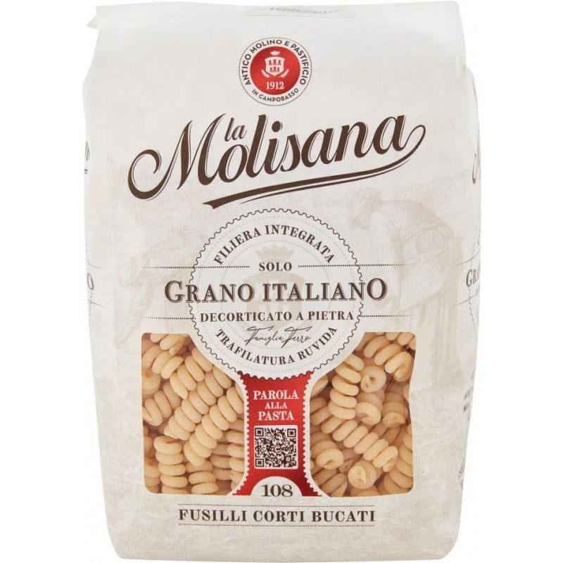Fusilli corti bucati La Molisana 500 g n. 108