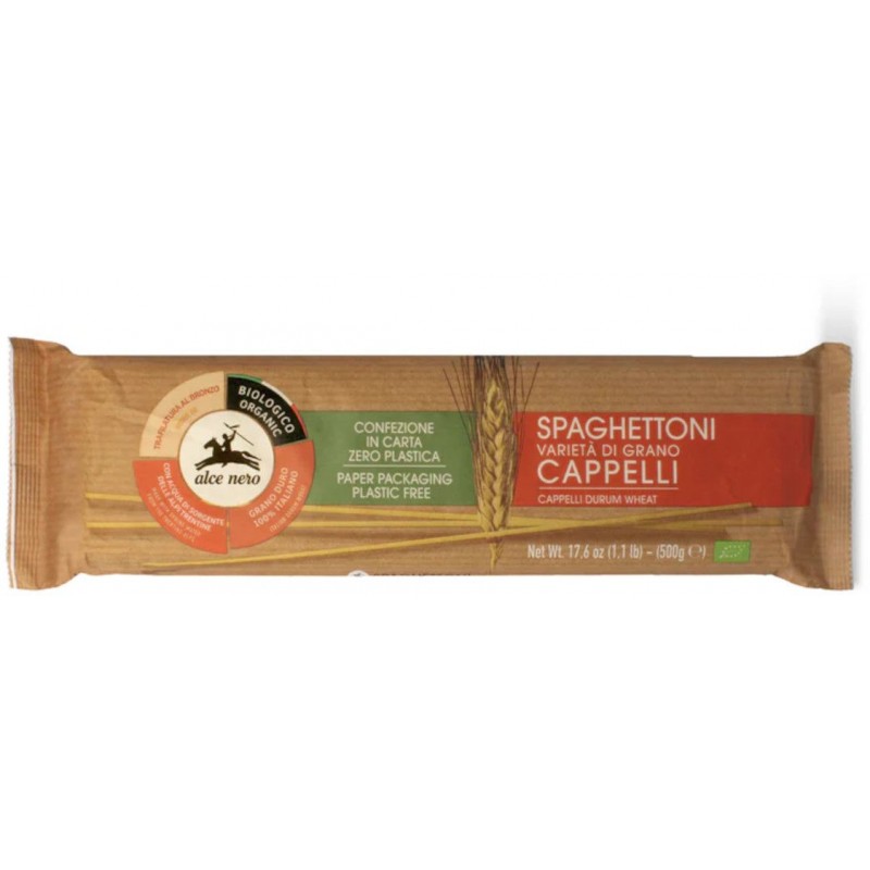 Alce Nero Spaghettoni grano Cappelli biologico 500 g