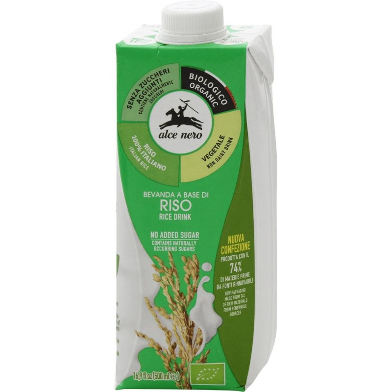 Bevanda Riso Alce Nero biologico 500 ml latte di riso