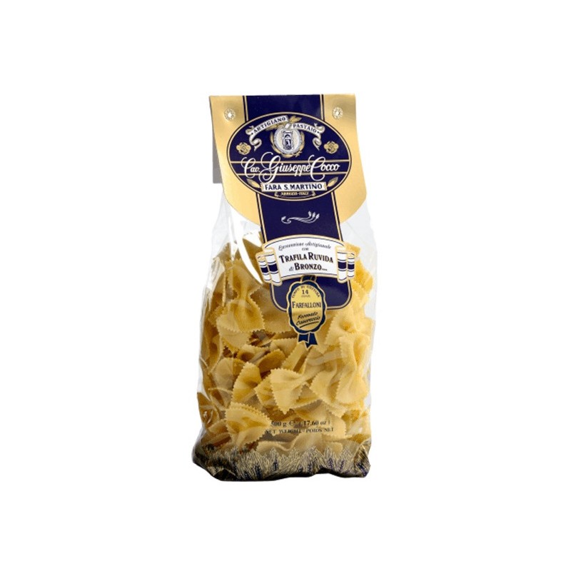 Farfalloni Pastificio Cocco 500 gr FS pasta artigianale