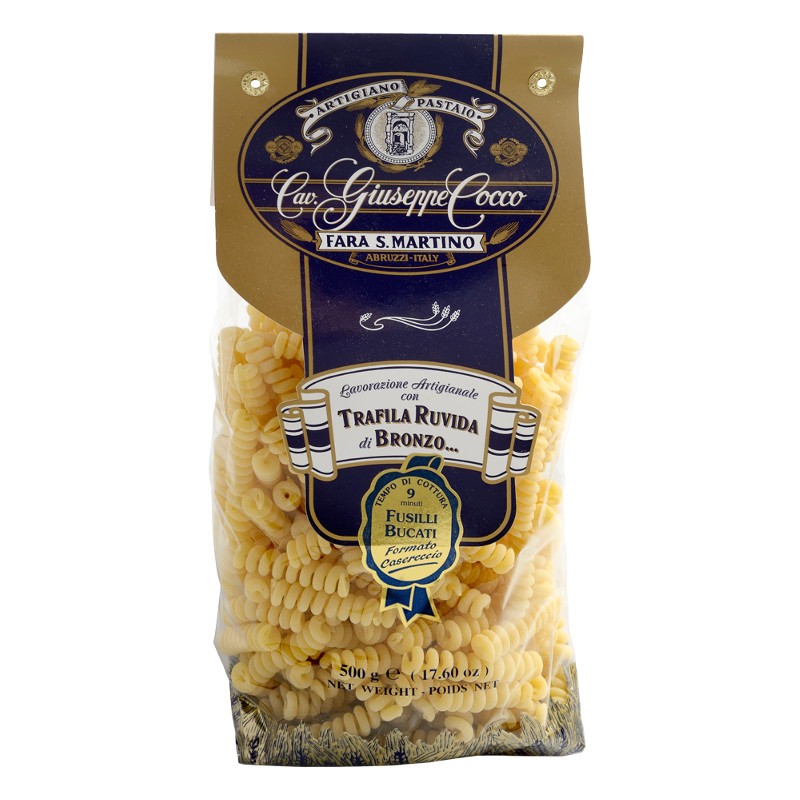 Fusilli bucati semola Pastificio Cocco 500 gr FS pasta artigianale