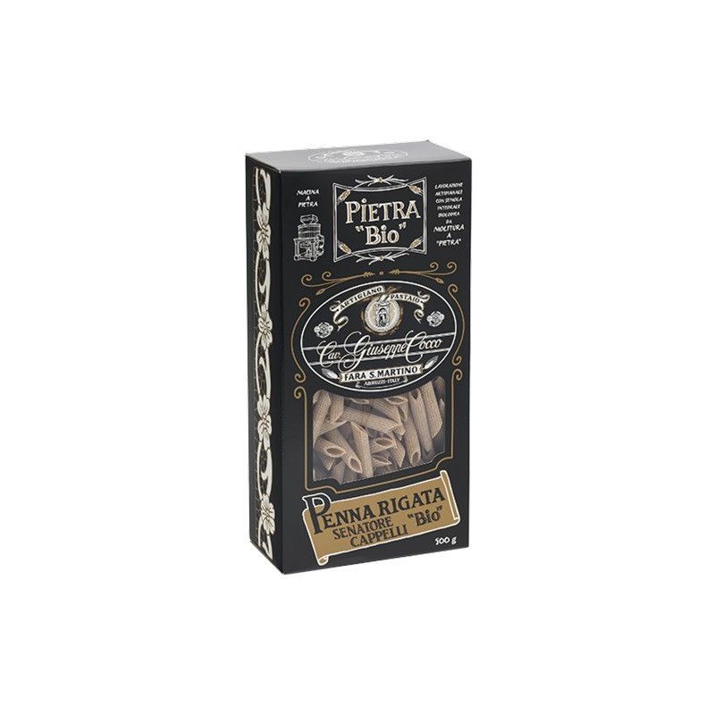 Penna rigata senatore Cappelli Bio Pastificio Cocco 500 gr macina a pietra pasta artigianale