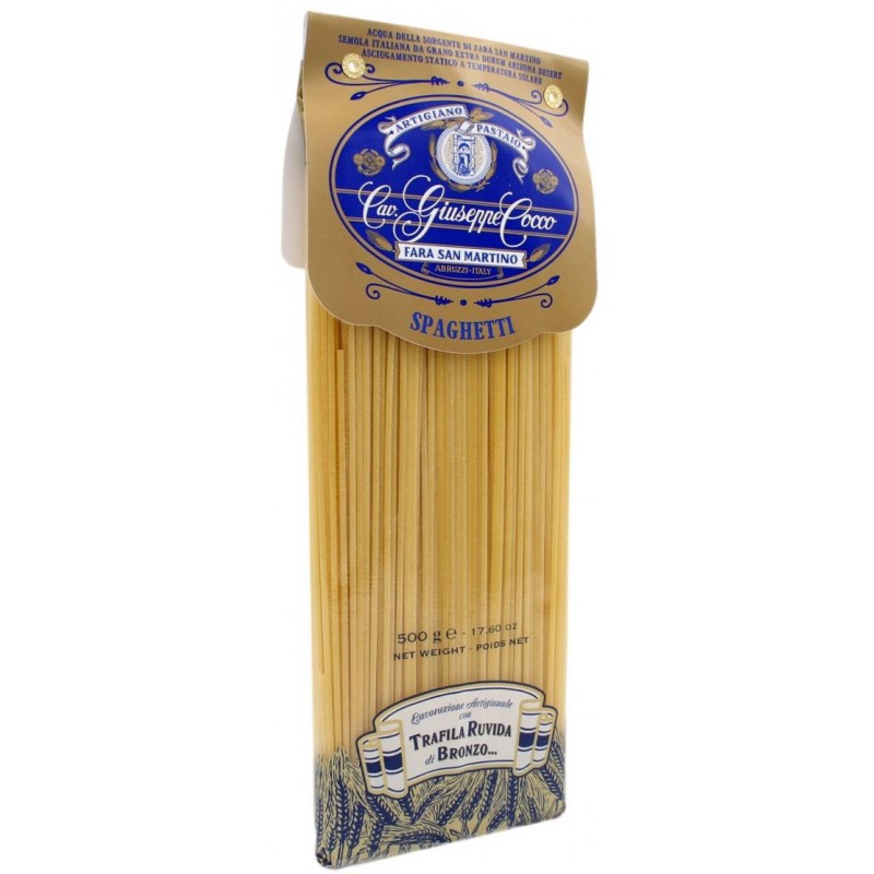 Spaghetti semola Pastificio Cocco 500 gr pasta artigianale