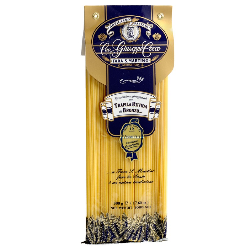 Vermicelli semola Pastificio Cocco 500 gr FS pasta artigianale