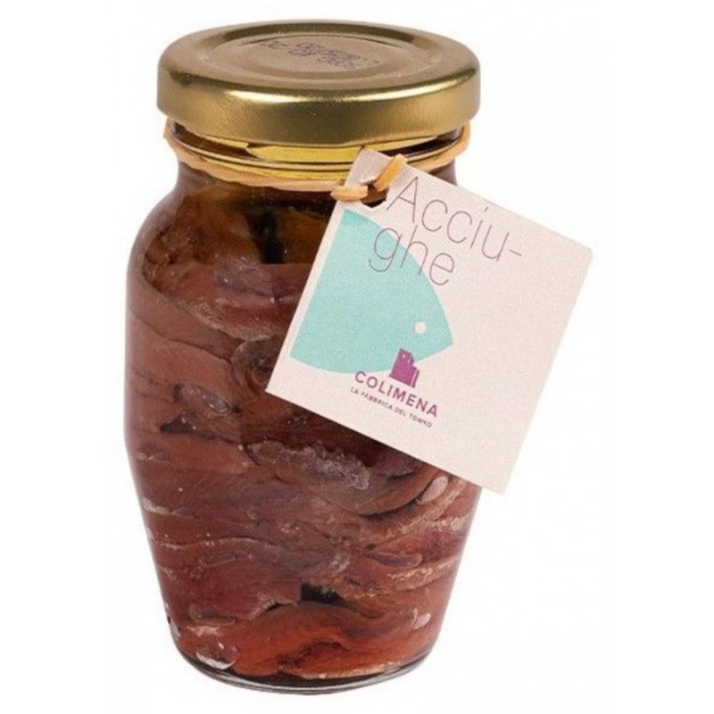 Filetti di acciughe Colimena 160 g olio di girasole, in vetro
