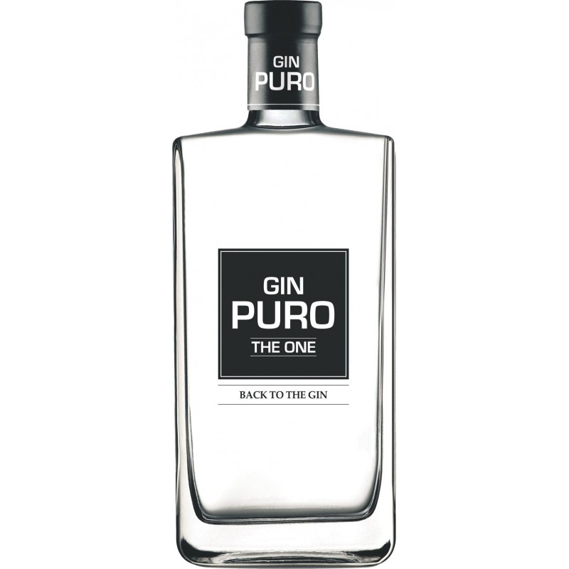 Gin Puro the one cl.70 back to the gin 56,3°