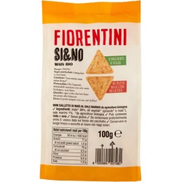 Patatine di mais Triangolini Fiorentini Si&No 100 g biologici