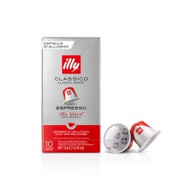 Caffè in capsule per Nespresso Illy Classico 10 pz tostatura media, rossa