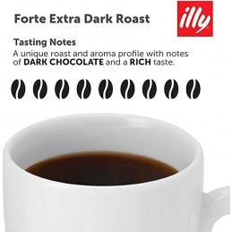 Caffè in capsule per Nespresso Illy Forte 10 pz Capsule Nero