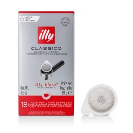 Caffè in cialde illy rosso classico 100% Arabica 18 pz Ese