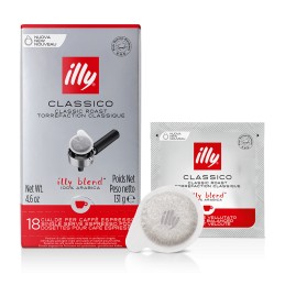 Caffè in cialde illy rosso classico 100% Arabica 18 pz Ese