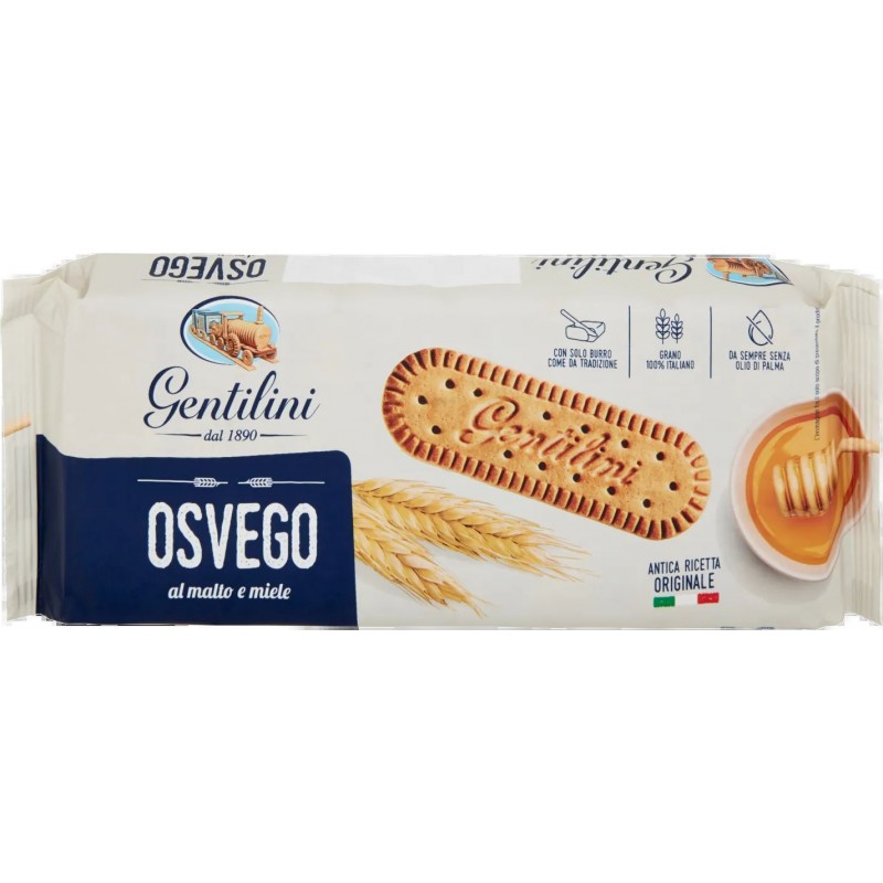 Biscotti Gentilini Osvego 250 g al malto e miele