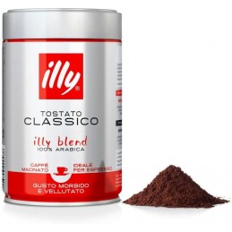 Caffè in polvere per macchina espresso illy 250 g rosso 100% arabica