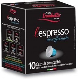 Caffè Trombetta L'Espresso Arabica, 10 Nespresso Capsules