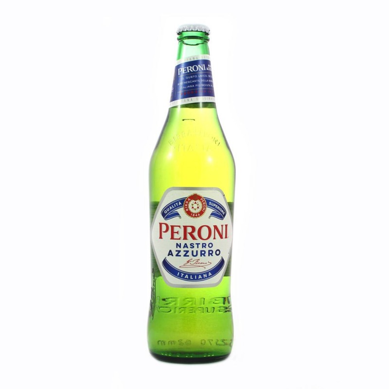 Birra Nastro Azzurro 62 cl in bottiglietta di vetro, gruppo Peroni