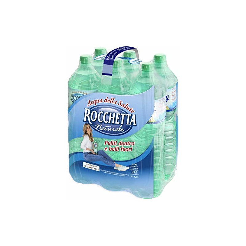 Acqua Rocchetta 1,5 L x 6 bt naturale in plastica PET