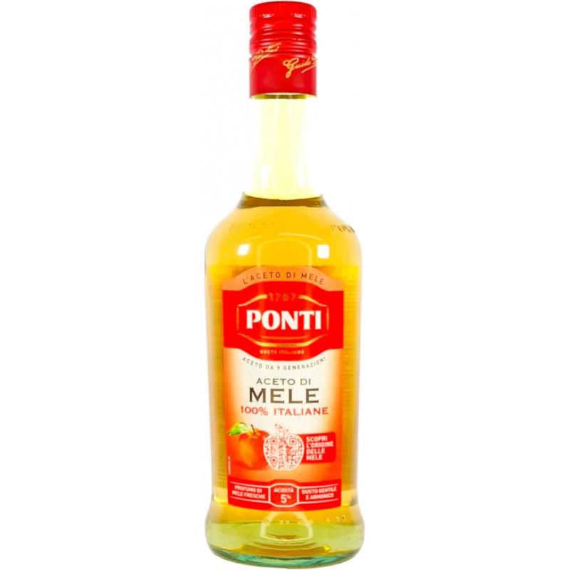 Aceto di mele Ponti 0,5 lt 100% mele italiane