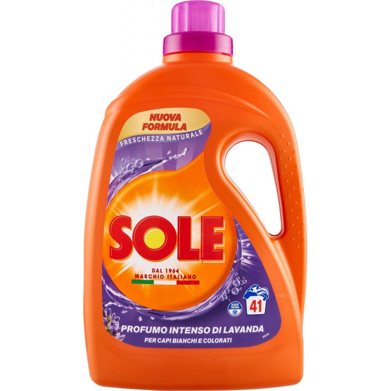 Detersivo lavatrice Sole Lavanda 41 lavaggi 1,845 L