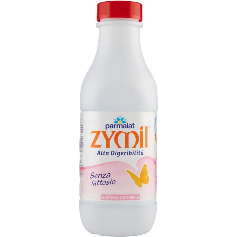 Latte magro senza lattosio Parmalat Zymil 1 L in plastica tappo rosso