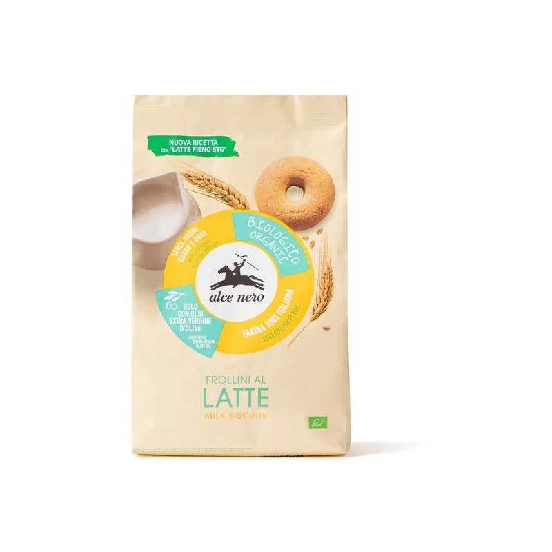 Alce Nero Frollini al latte biologico 350 g