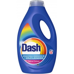 Detersivo lavatrice liquido Dash 23 lavaggi Salvacolore