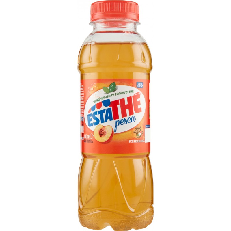 Thè alla pesca Estathé Ferrero 40 cl in bottiglietta di plastica PET tè