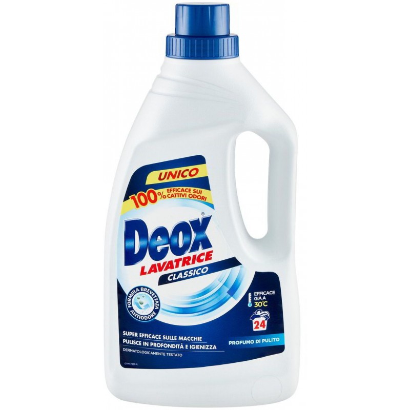 Detersivo lavatrice Deox Classico 1200 ml 24 lavaggi