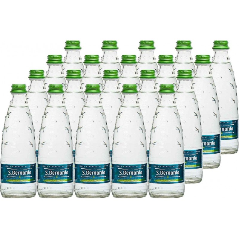 Acqua San Bernardo 50 cl x 20 bt naturale in vetro a rendere con tappo a vite VAR