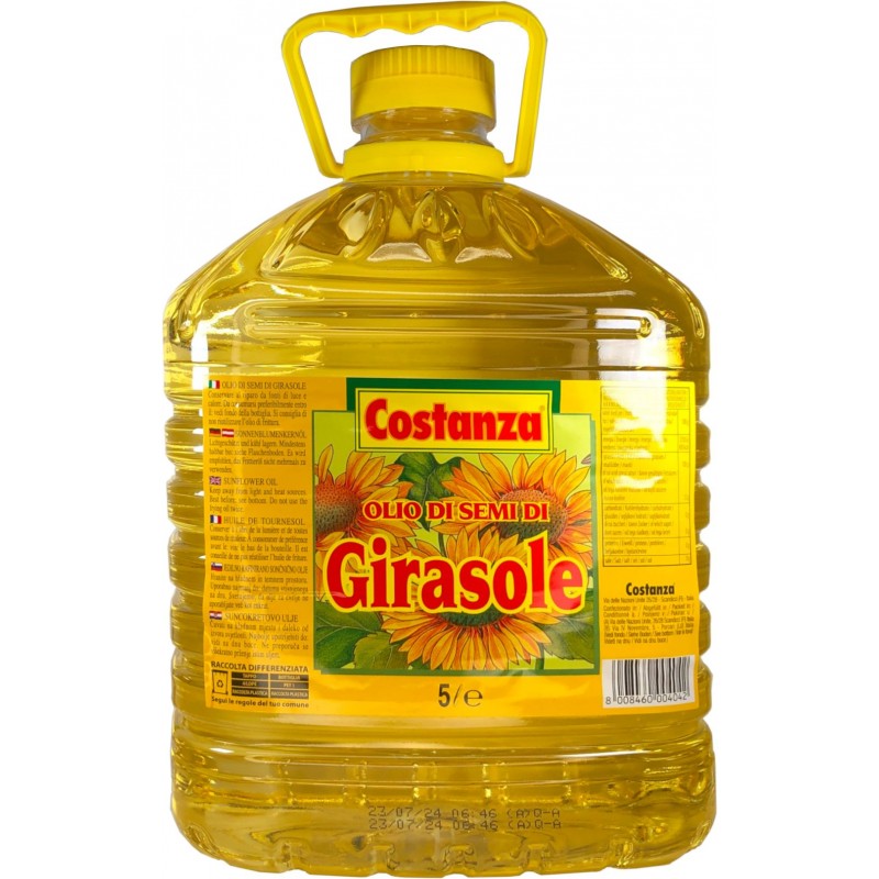 Olio semi di girasole Costanza 5 lt pet