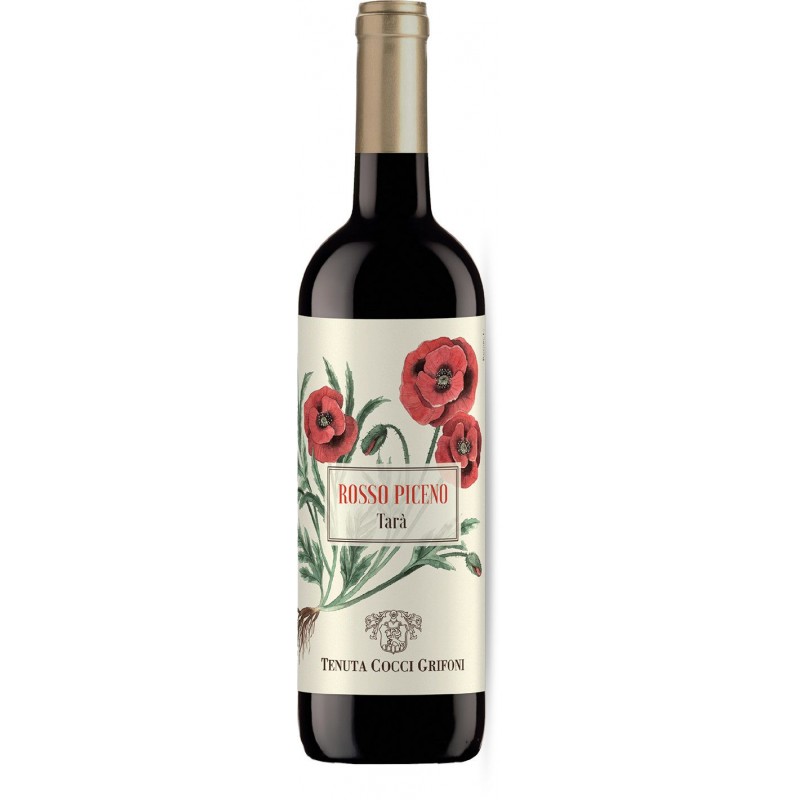 Vino Rosso Piceno Tara' Cocci Grifoni 75 cl doc 14%