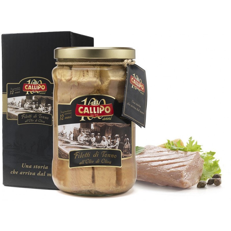 Tonno Callipo Riserva Oro 1,65 kg in vetro, in astuccio regalo
