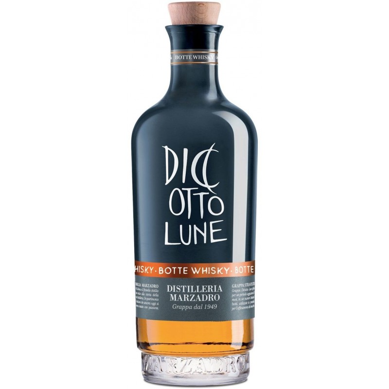 Grappa Marzadro Diciotto Lune 70 cl Riserva botte whisky 42% astuccio regalo