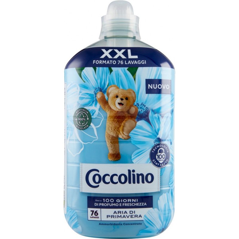 Ammorbidente concentrato Coccolino aria di primavera 76 lavaggi