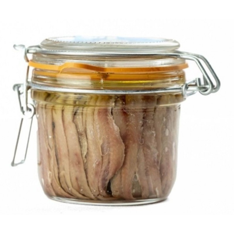 Adelfio Filetti di acciughe in olio di oliva 230 g vaso vetro