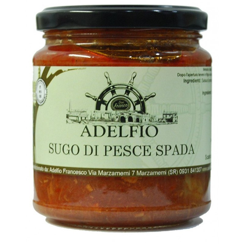 Sugo di pesce spada Adelfio 300 g