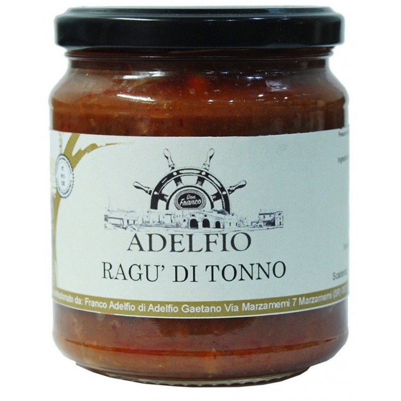 Sugo Adelfio 300 g ragù di tonno in vetro