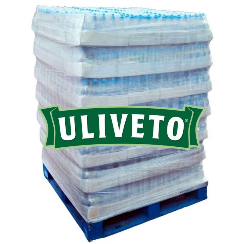 Acqua Uliveto a bancale intero 1,5 L x 6 bt x 84 cf effervescente naturale in plastica PET