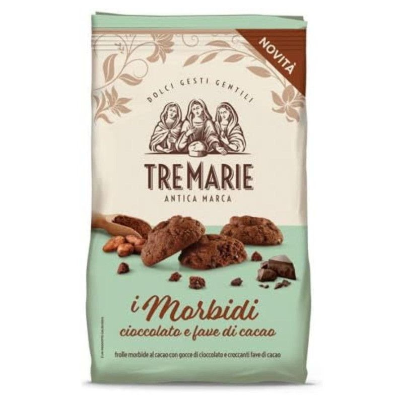 Biscotti Tre Marie I Morbidi 300 g cioccolato e fave di cacao