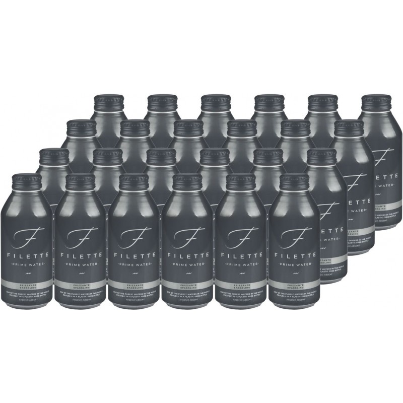 Acqua Filette 47 cl x 24 pz frizzante borraccia in alluminio