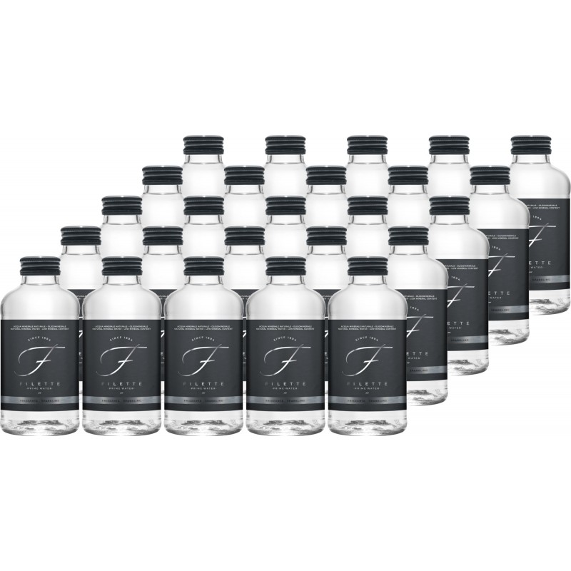 Acqua Filette Spirit 47 cl x 25 pz frizzante in vetro a perdere con tappo a vite VAP
