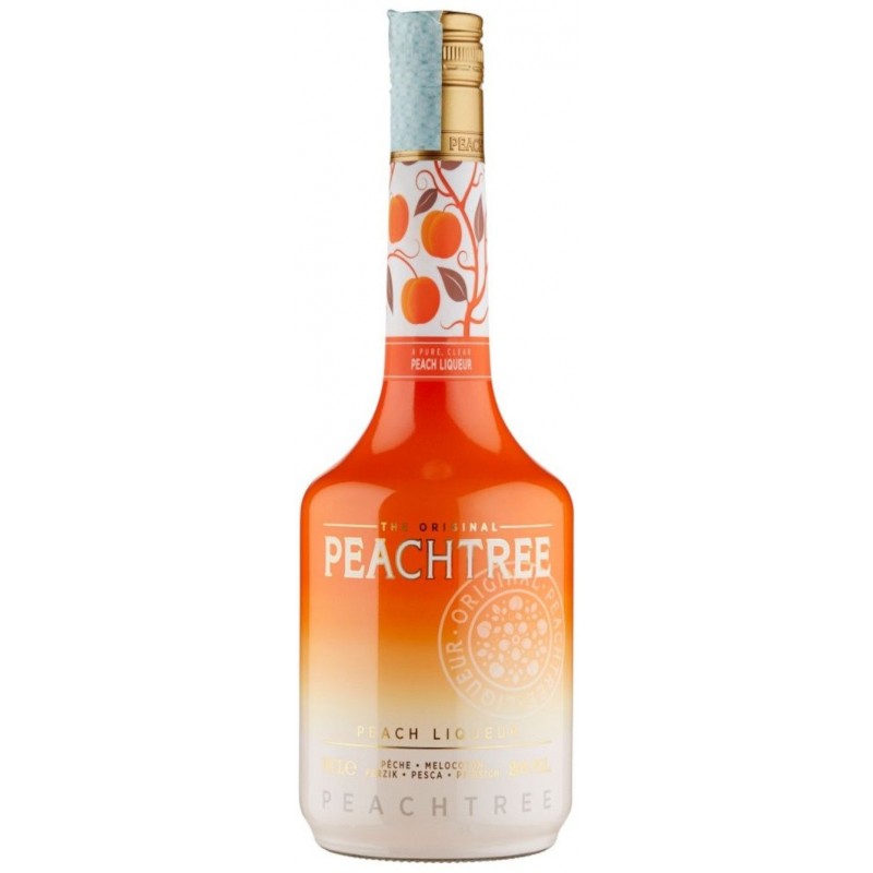 De Kuyper Peachtree The Original 70 cl 20% liquore pesca bianca, utilizzato per il cocktail Bellini
