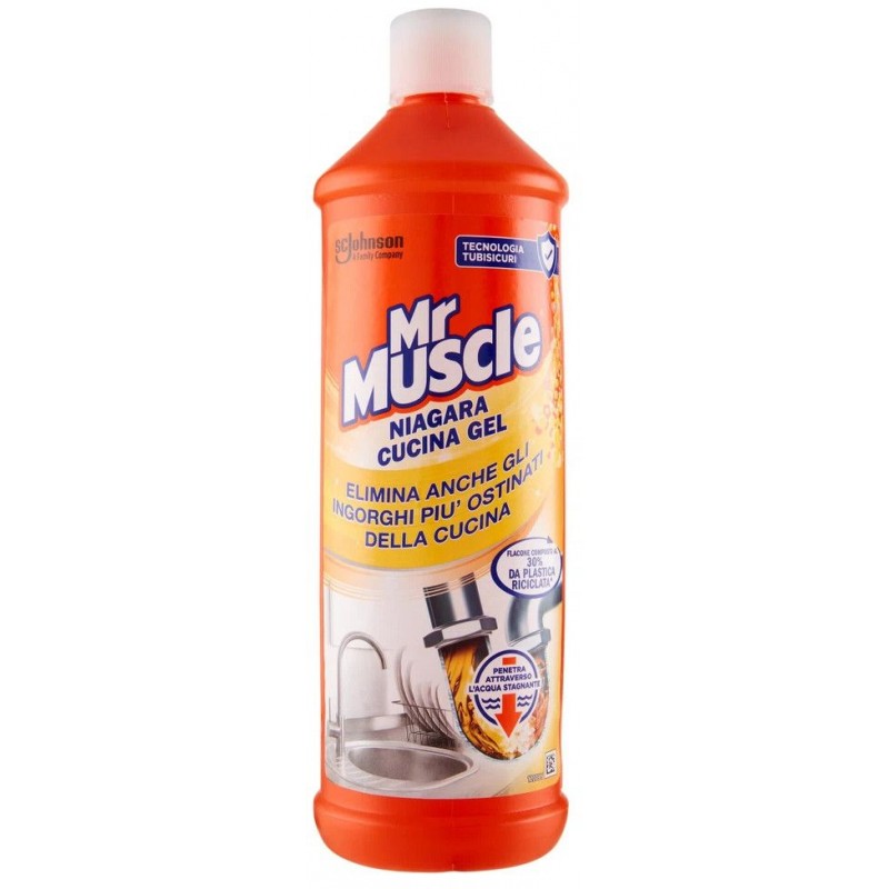 Disgorgante tubature Mr Muscle Niagara Cucina gel 1000 ml