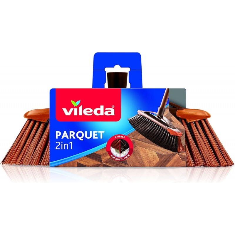 Scopa Vileda per parquet 2 in 1 capelli e polvere