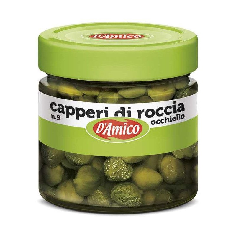 Capperi di roccia all'aceto D'Amico 100 g vetro
