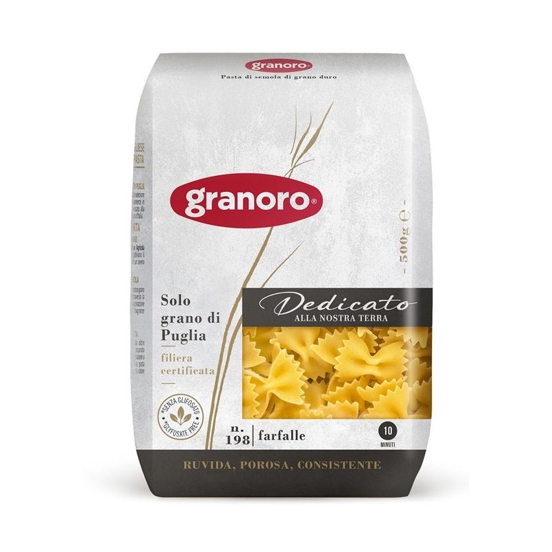 Granoro Dedicato Farfalle 500 g 100% grano di Puglia
