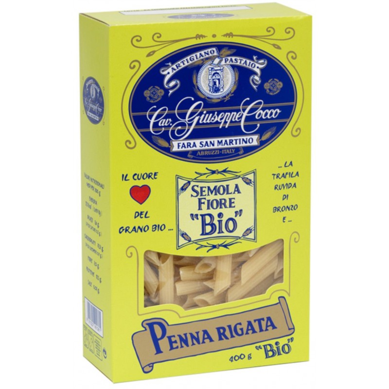 Penna Rigata Semola Fiore BIO Cocco 400 g